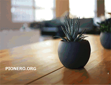 Tablet Screenshot of pionero.org
